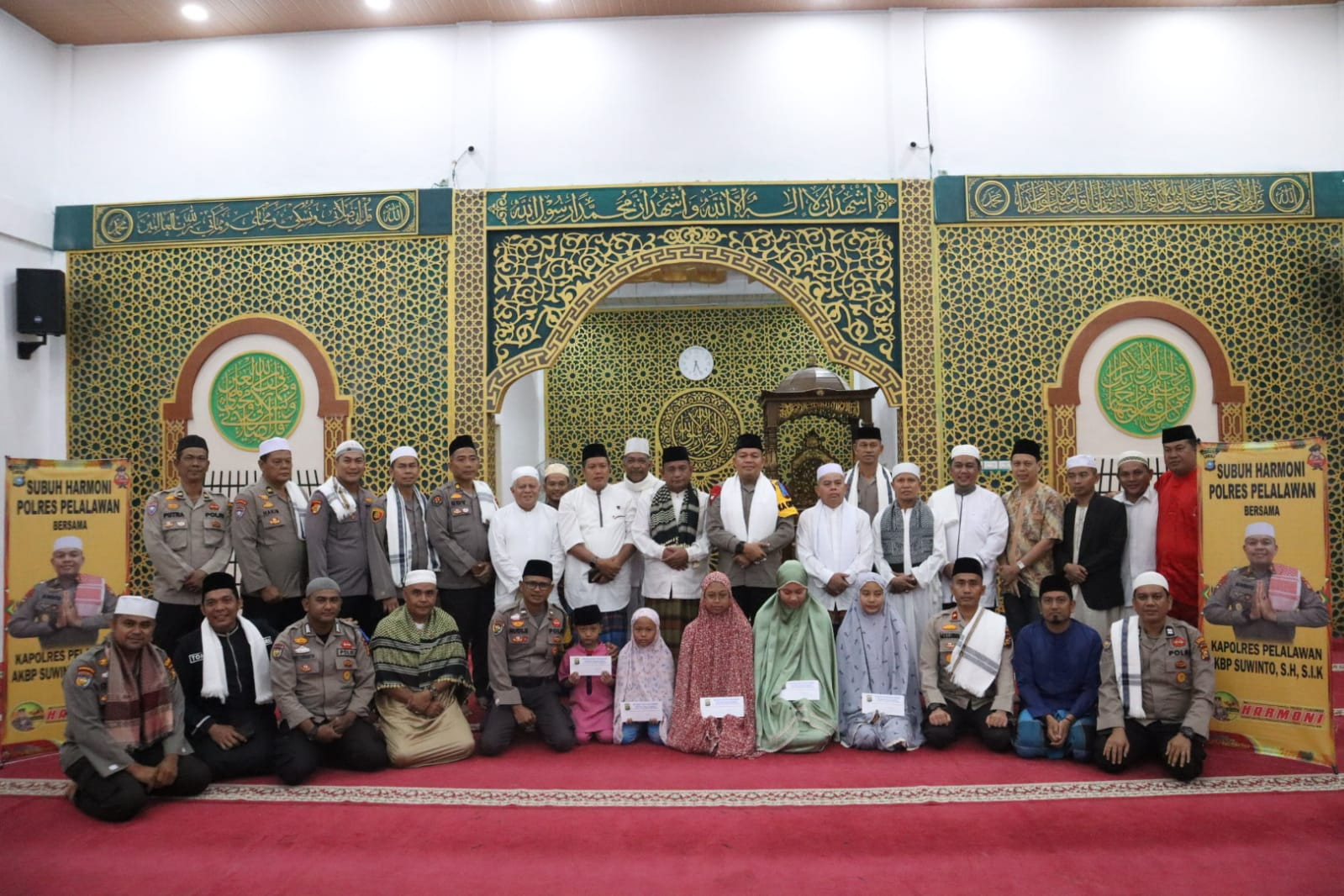 Subuh Harmoni di Masjid Al Ihklasul Amal, Kapolres Sampaikan Pesan Kamtibmas