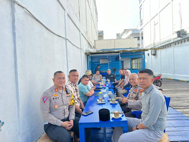 Perkuat Kemitraan, Kapolres Meranti Silaturahmi bersama Ketua PWI Riau