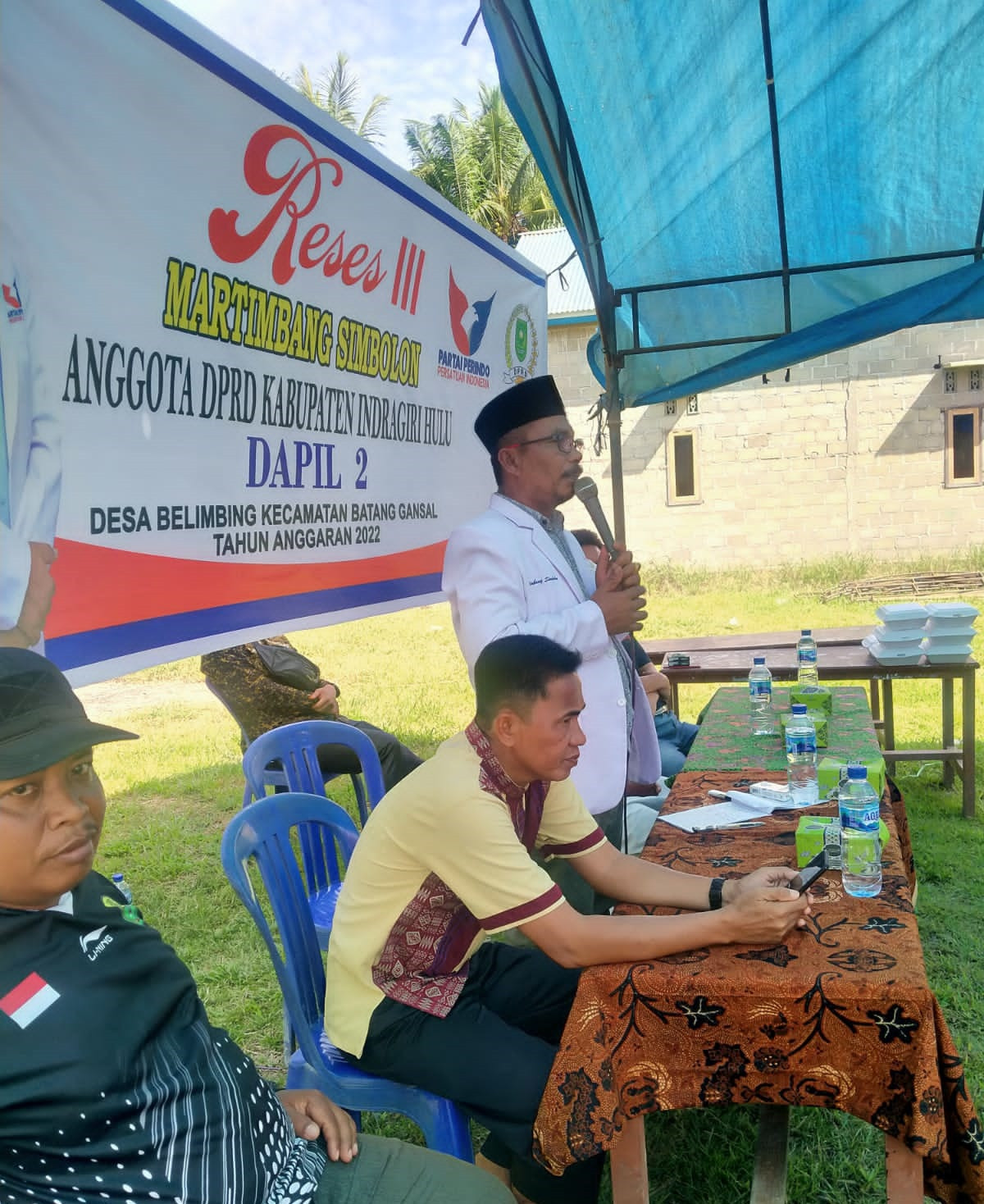 Jaring Aspirasi, Anggota DPRD Inhu Martimbang Simbolon Reses di Tiga Desa