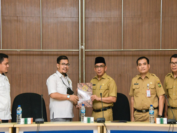 Plt. Sekda Kampar Sambut Hangat, Tim Entry Meeting BPK-BPK-Ri Perwakilan Propinsi Riau 
