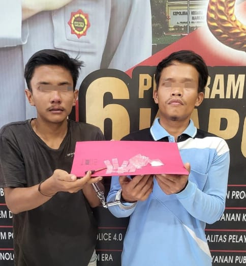 Hendak Edarkan Sabu, 2 Pria Muda Ini Diringkus Polsek Batang Cenaku
