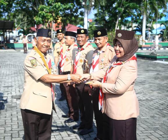 Pemkab Meranti Gelar Upacara HUT ke-62 Pramuka