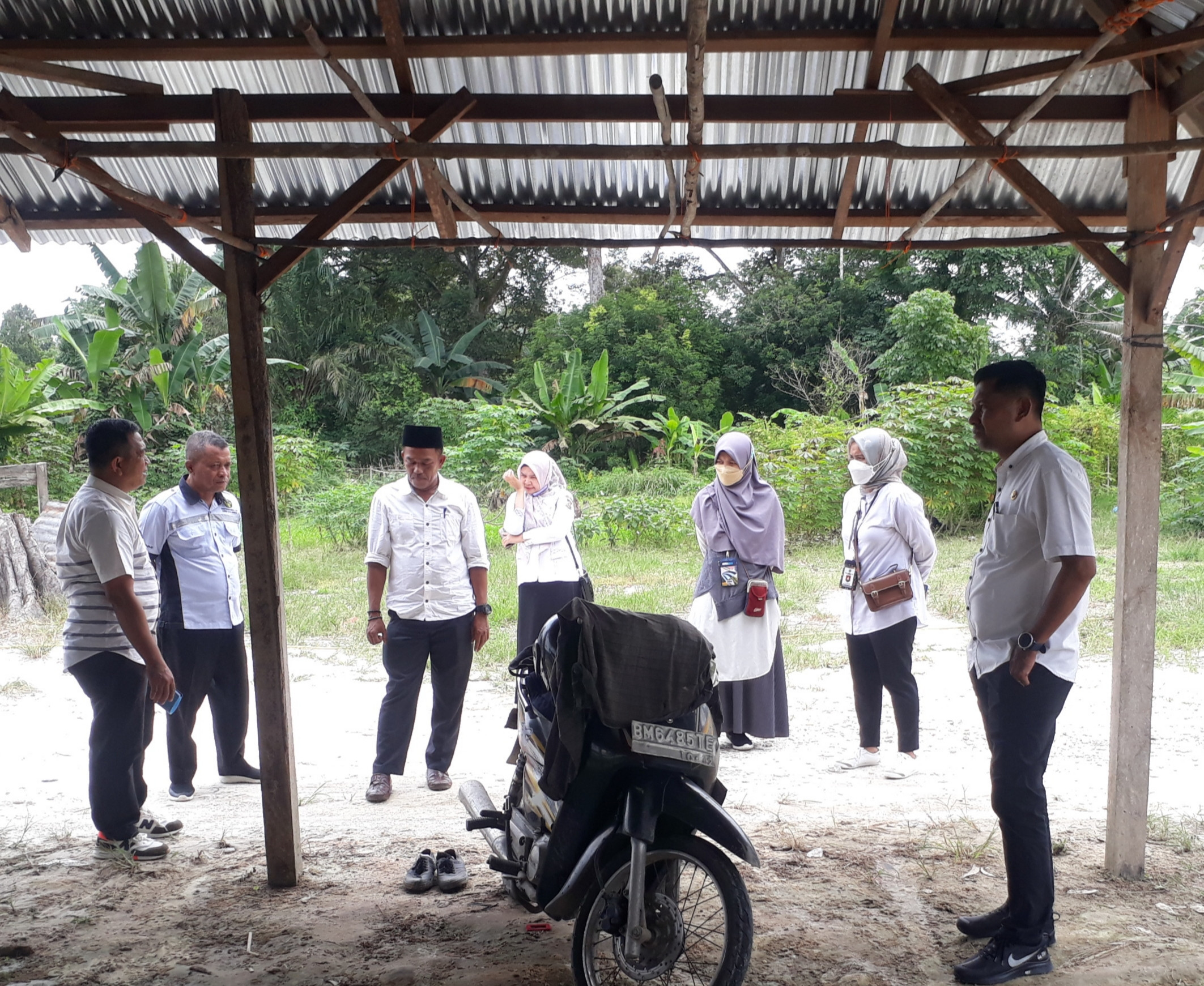 Direktorat  Pembagunan Sarana dan Prasarana Desa, Tinjua Pasar Pekan Tua Desa Koto Perambahan 