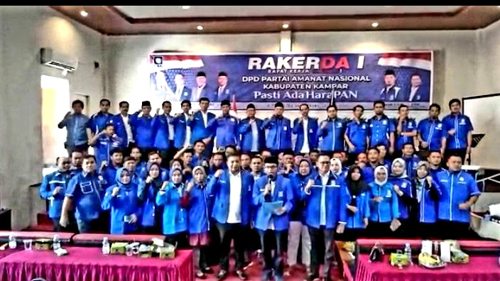 DPD PAN Kampar Deklarasikan Capres 2024