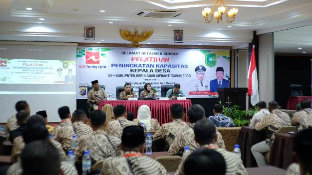 Optimalkan Pendapatan dan Pengelolaan Keuangan, 96 Kades di Meranti Ikuti Pelatihan 