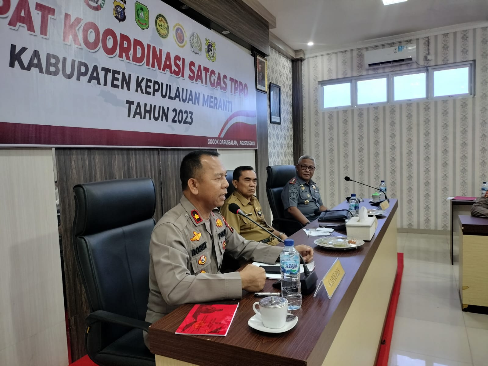 Cegah TPPO, Polres Meranti Gelar Rakor bersama Lintas Sektoral