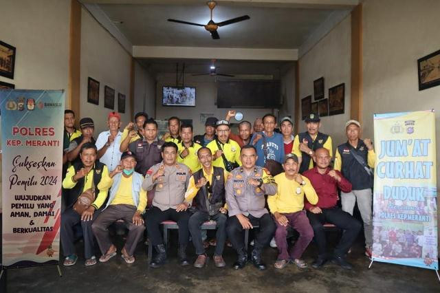 Jumat Curhat Bersama BMW, Ini Harapan Polres Meranti