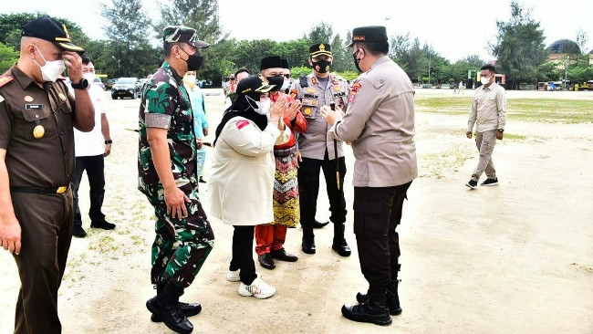 Bupati Kasmarni Ucapkan Selamat Datang Kepada Polda Riau