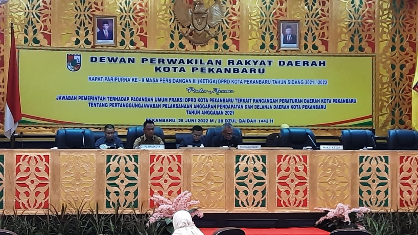 Paripurna Jawaban Pemerintah Pelaksanaan APBD 2021