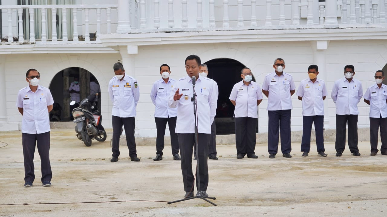 Wabub Rohil Ingatkan ASN di Sekretariat Pemkab untuk Disiplin 