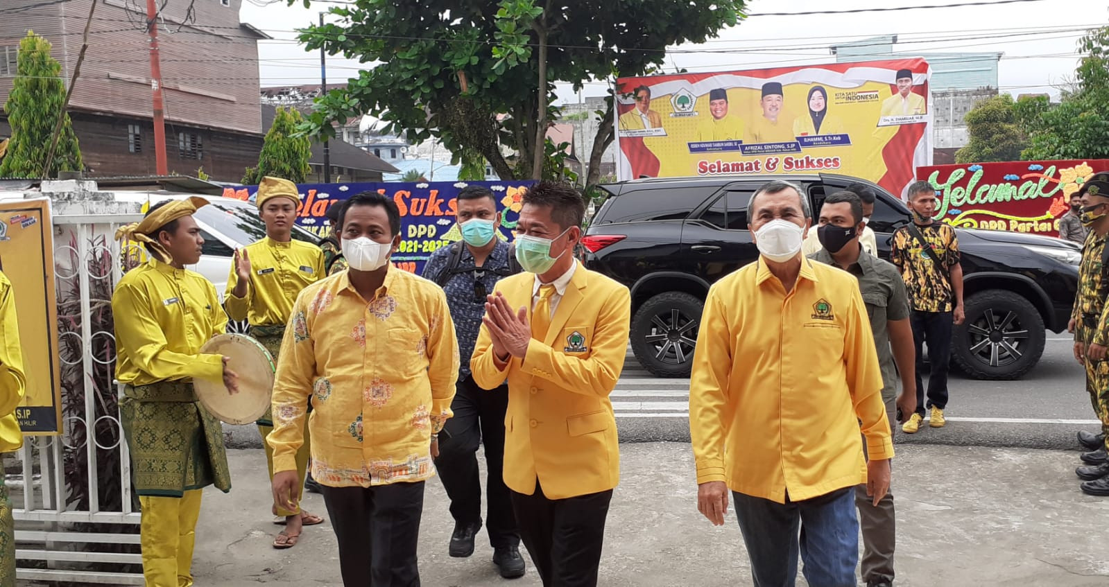 DPD II Partai Golkar Rohil Masa Bakti 2021-2025 Dilantik