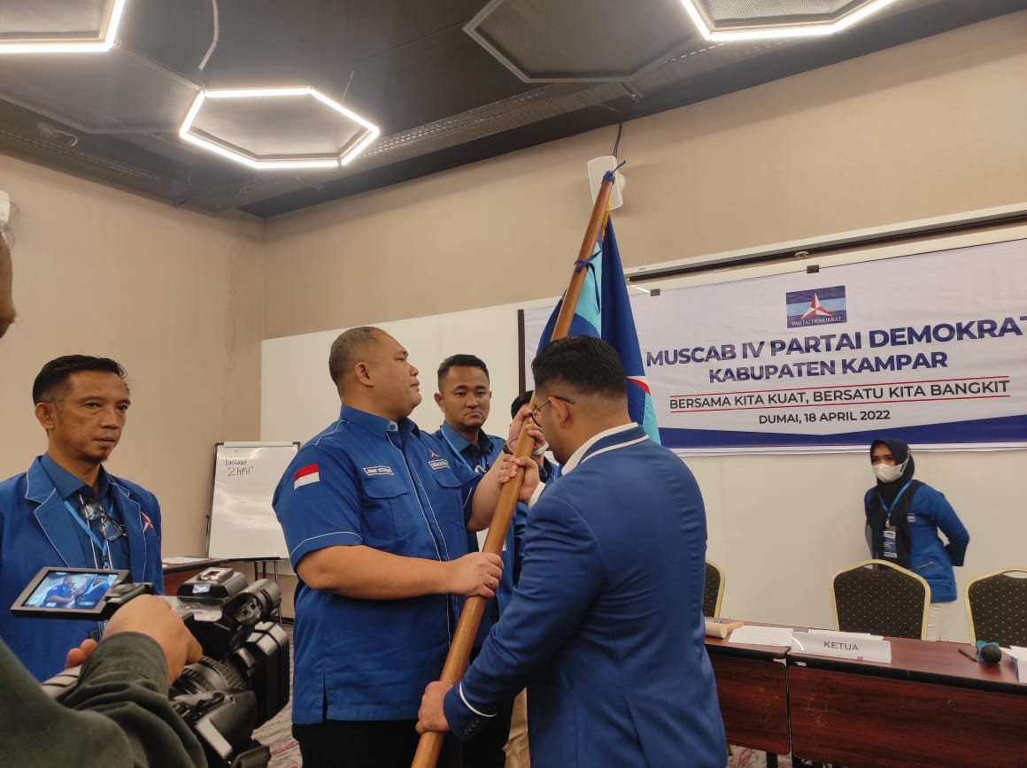 21 DPAC Kampar Amanahkan Ardo Kembali,Ketua DPC Demokrat.