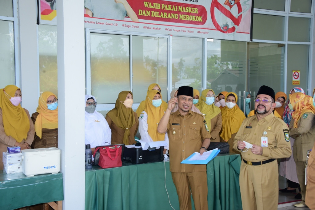 Wabub dan Sekda Sidak ke Sejumlah Perangkat Daerah Pemkab Bengkalis