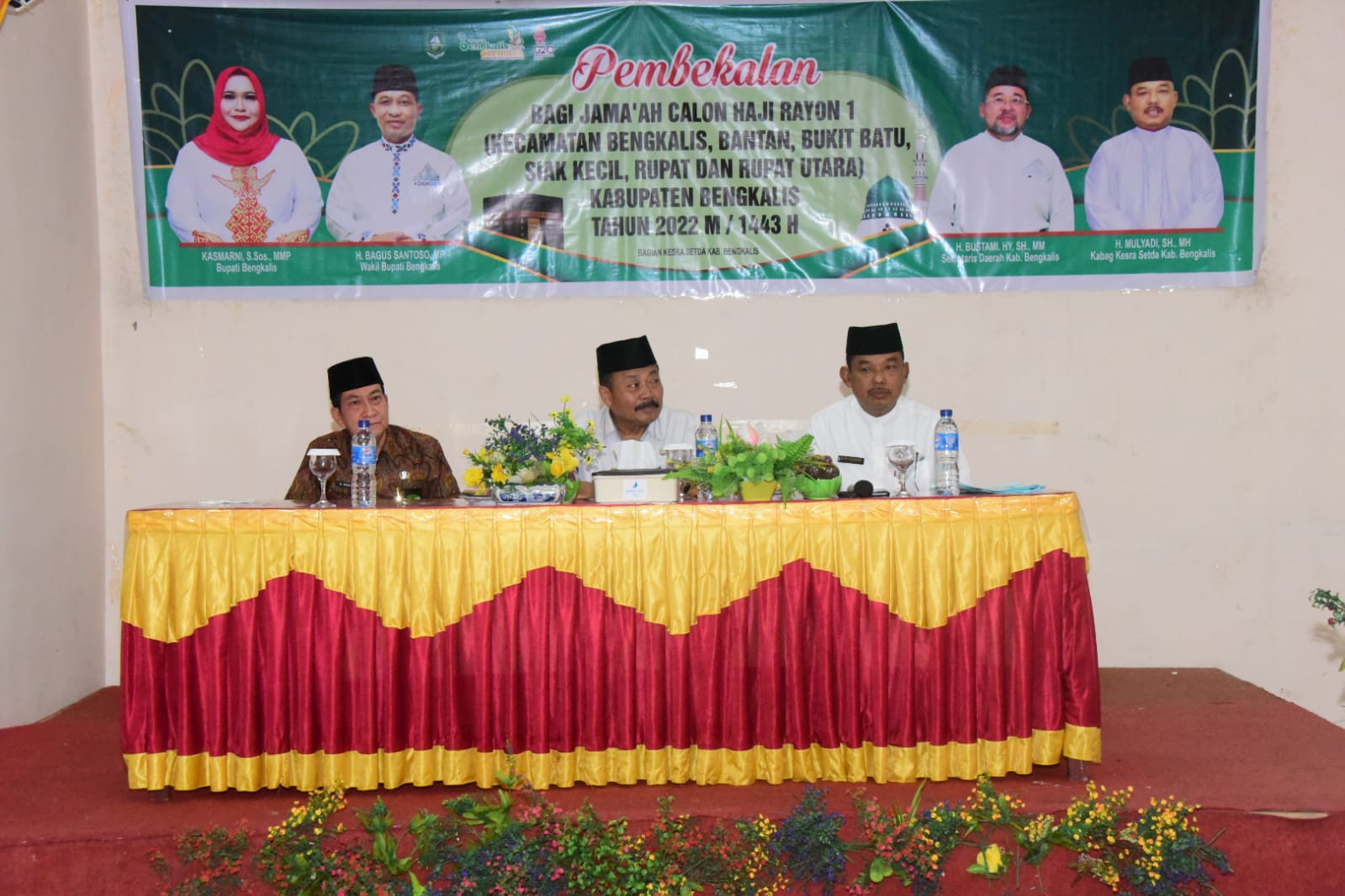 Pembekalan JCH Tahun 2022 Rayon Bengkalis Dibuka oleh Pemkab