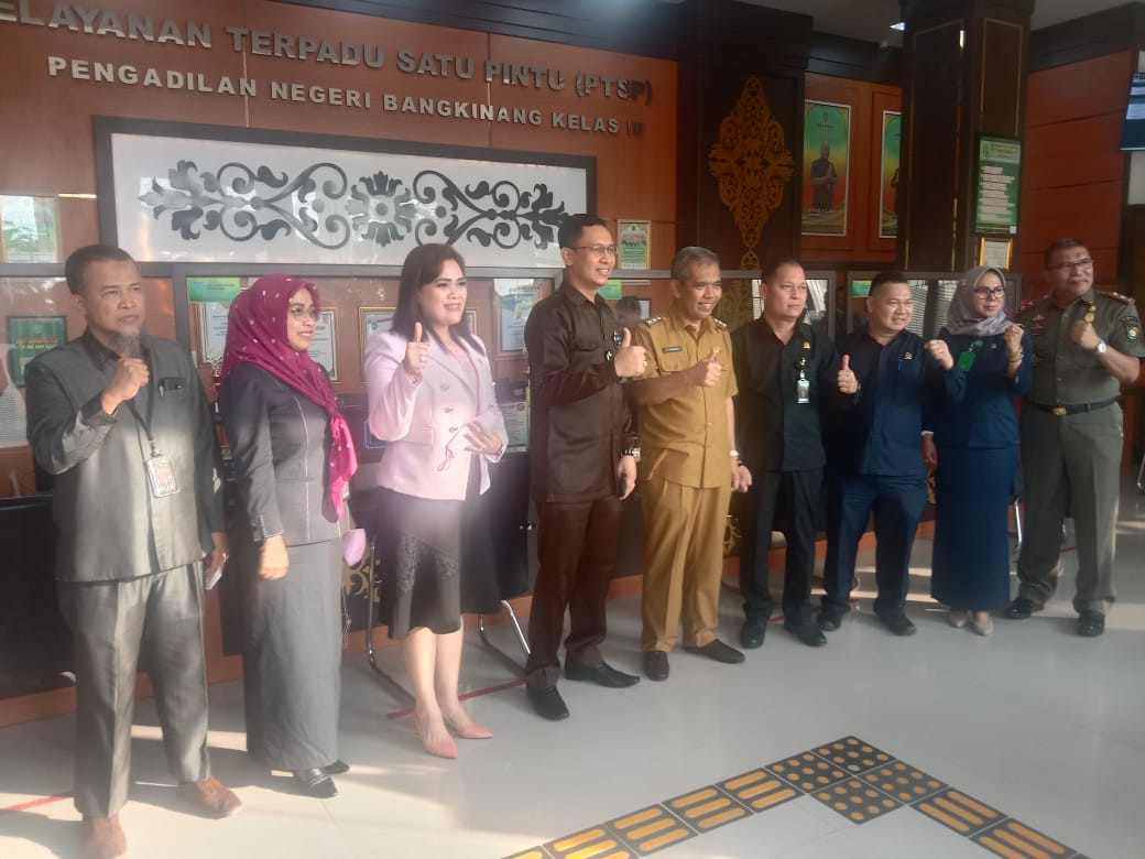 Selesai Sertijab, Kamsol PJ Bupati Kampar Mengunjungi Forkopimda Kampar