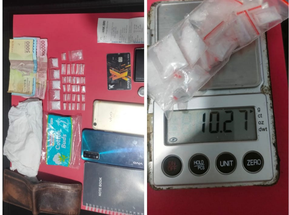 Empat Pelaku Narkoba di Rohil Diamankan Polisi