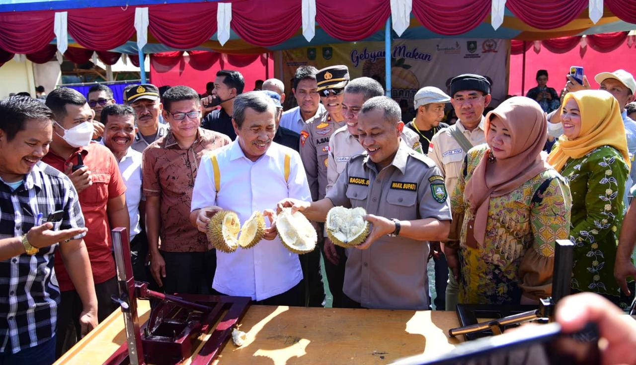 Gubri Disambut Pemkab Bengkalis untuk Gebyar Makan Durian