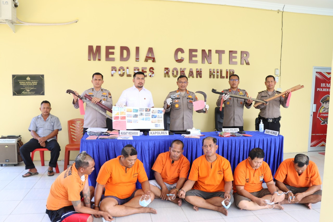 Pelaku Perampokan Coltd Disel Di Rohil Tertangkap Di Kunto Darusalam