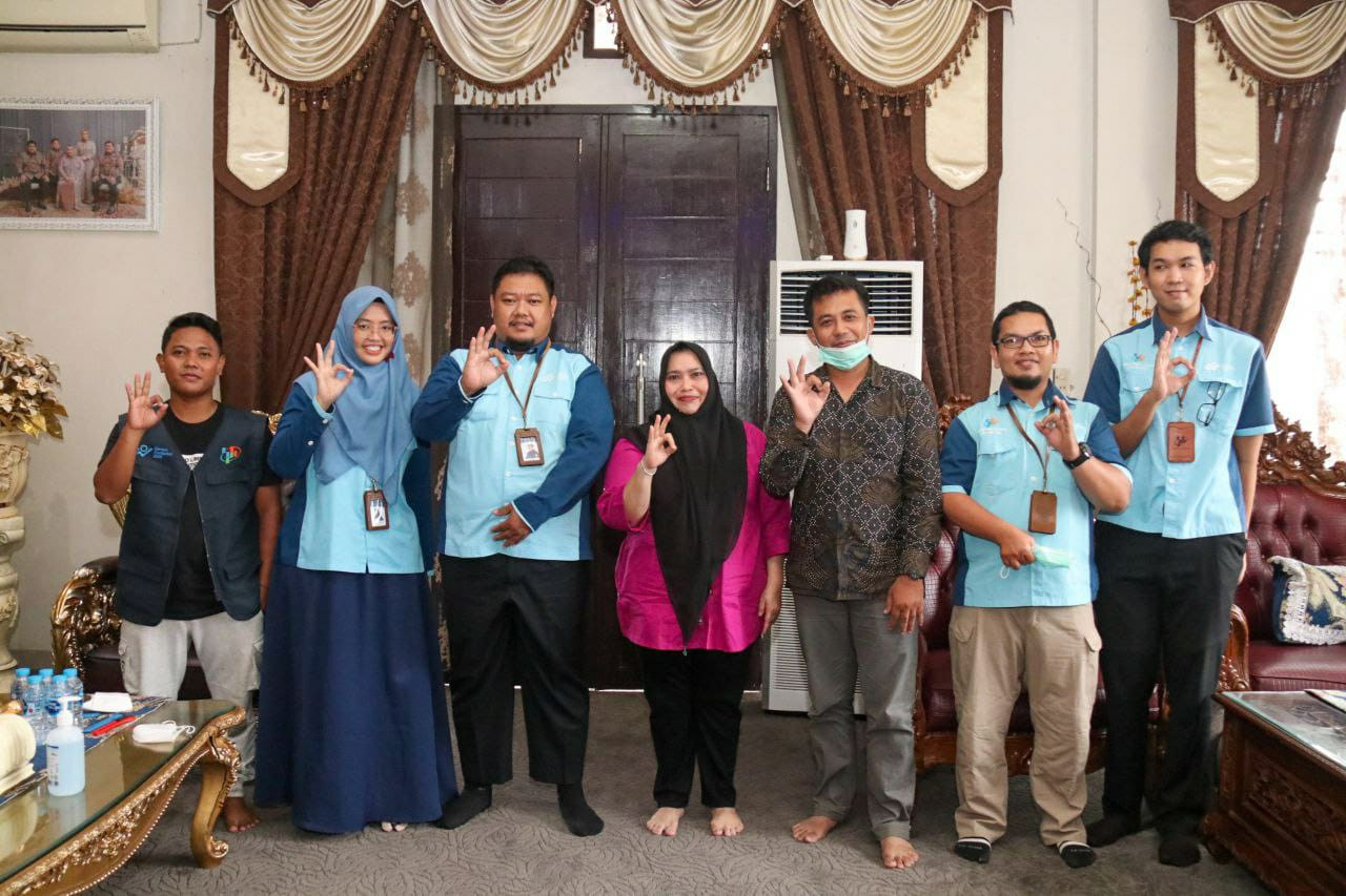 Bupati Kasmarni Menerima Kunjungan Petugas Sensus Penduduk BPS Bengkalis