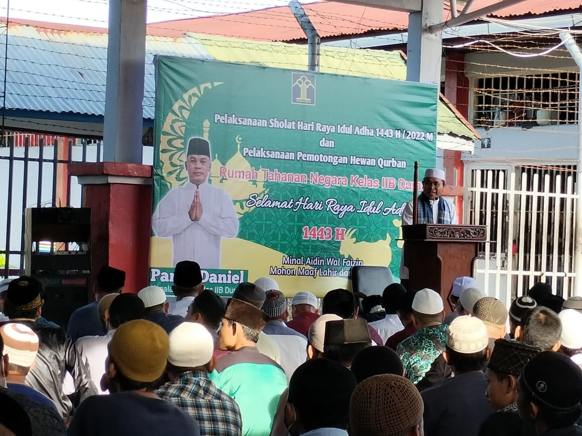 Perayaan Idul Adha di Rutan Dumai Aman dan Kondusif