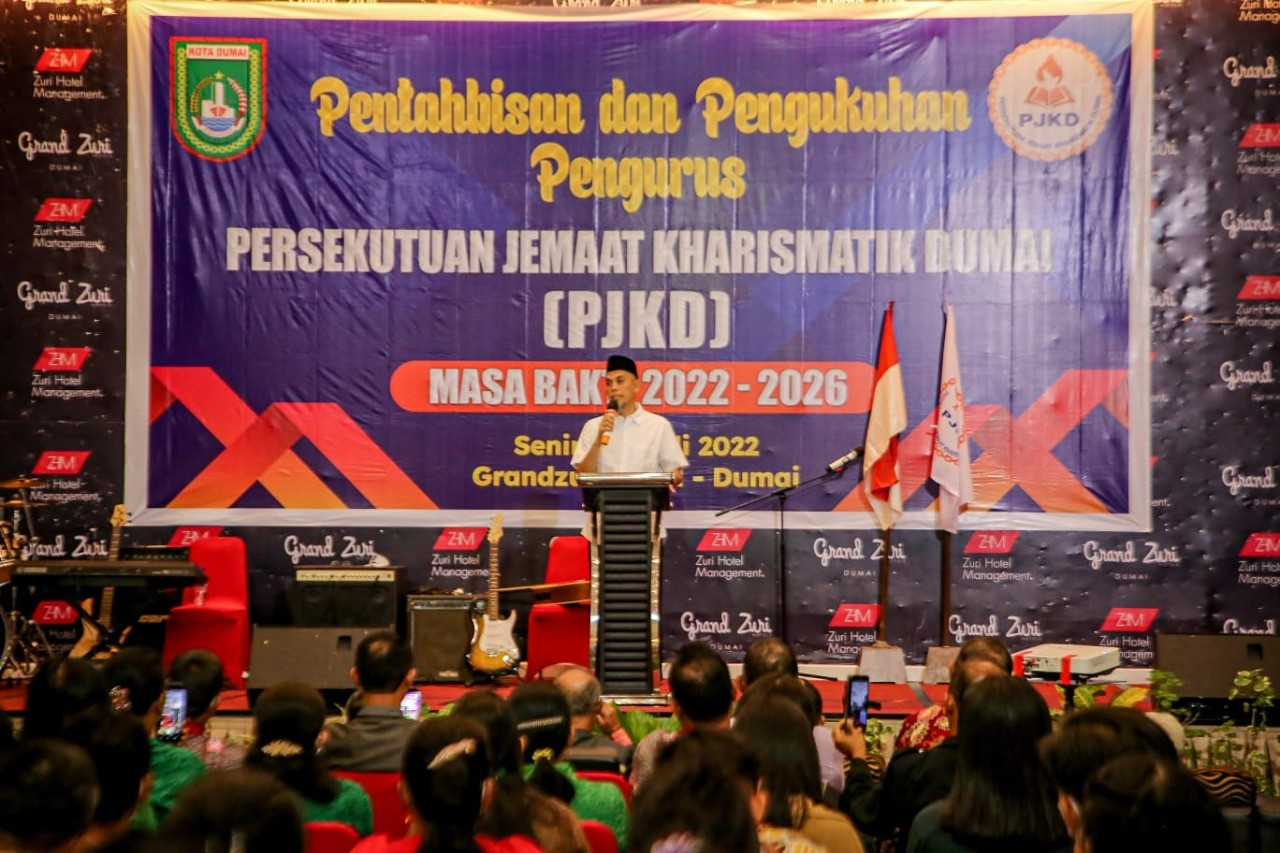 Wako Meskipun Berbeda Agama Semoga PJKD Dapat Bersama Membangun Dumai