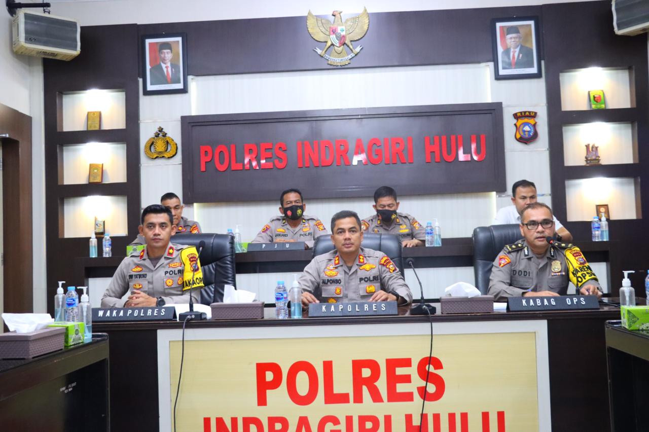Fokus Bahas Konflik Sosial, Polres Inhu Kembali Gelar Rapat Internal