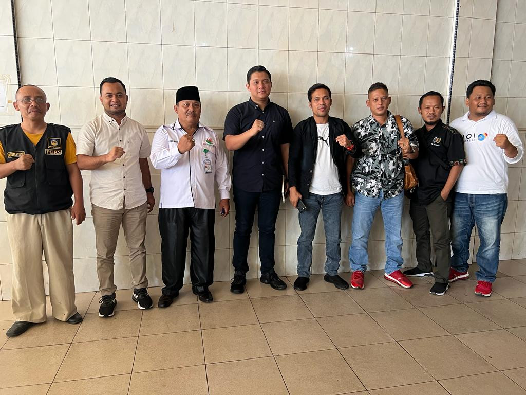 Kasatres Polres Bengkalis Coffe Morning Dengan Wartawan