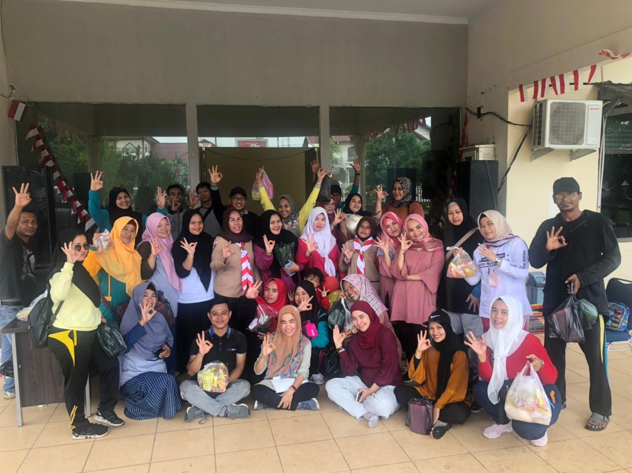 Dinas Ketapang Bengkalis menggelar Berbagai lomba 17 Agustus Antar Pegawai