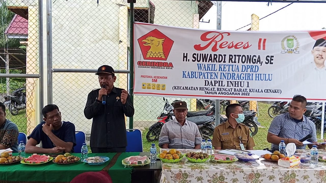 Suwardi Ritonga Menyerap Aspirasi Masyarakat di Rantau Bakung Inhu