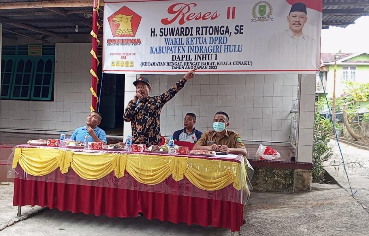 Suwardi Ritonga Perjuangkan Usulan Masyarakat Kombesko Rengat Dengan Semua Kewenaganya