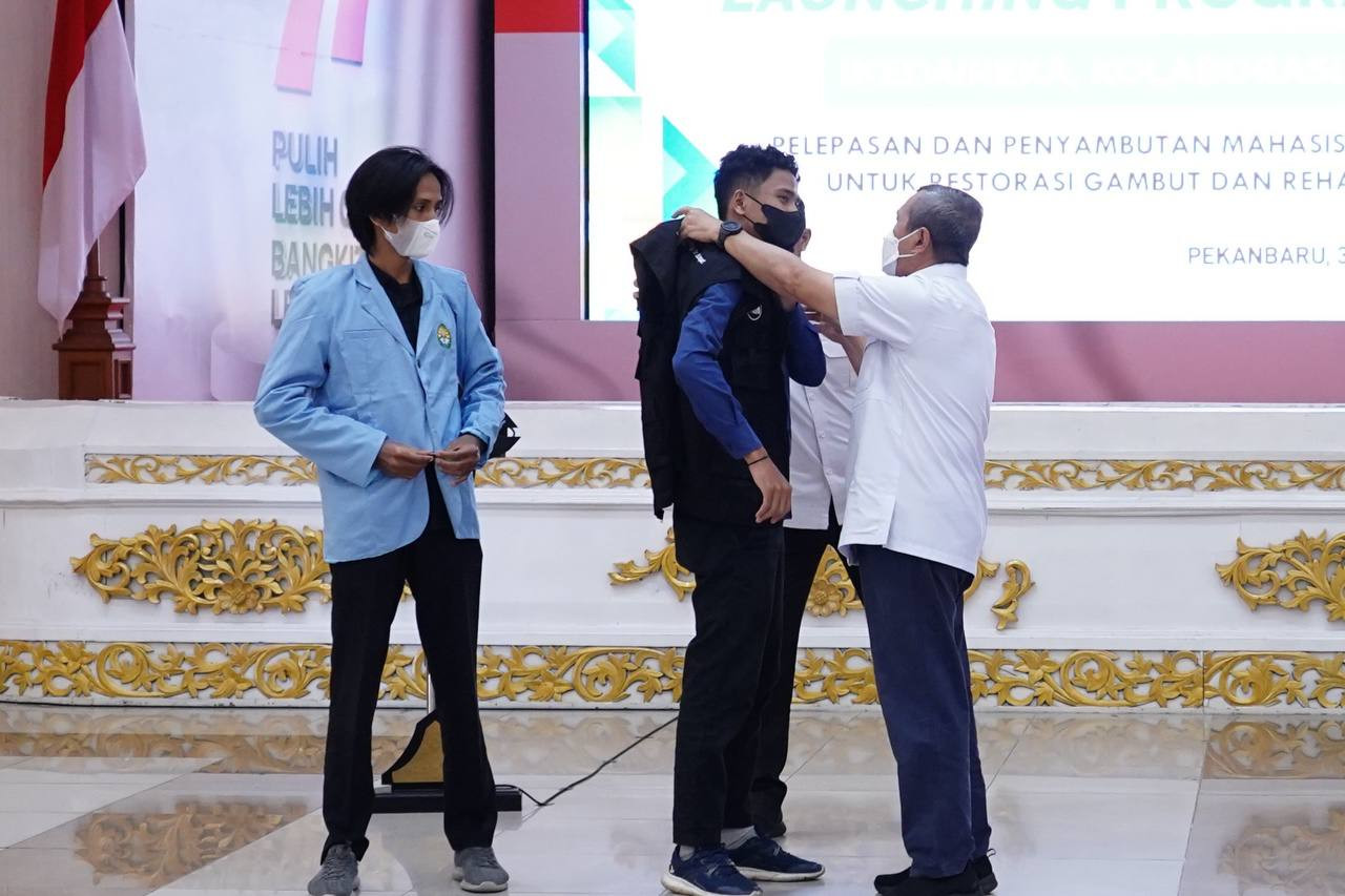 Restorasi Gambut, Gubri Bersama BRGM Launching Program Kedai Kopi Riau