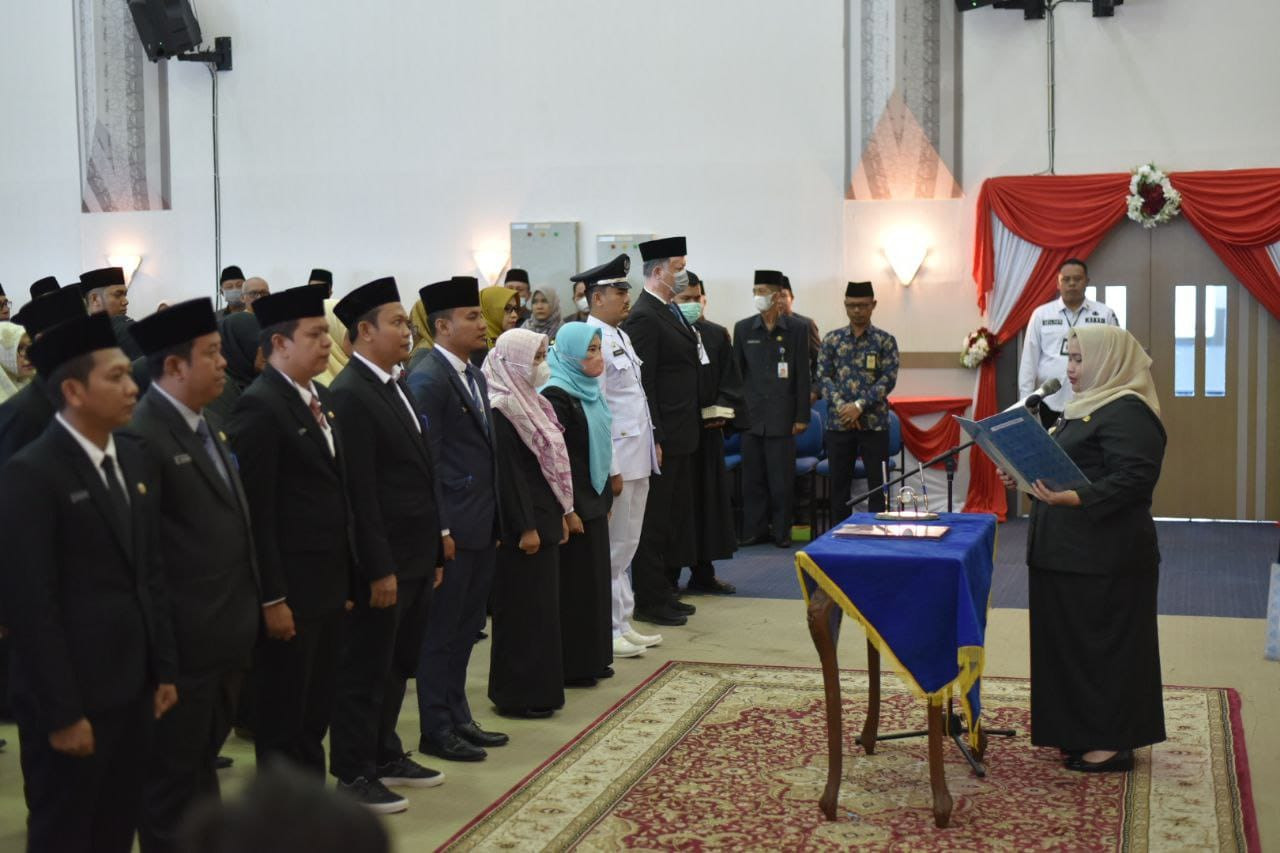Bupati Bengkalis Lantik 47 Pejabat 