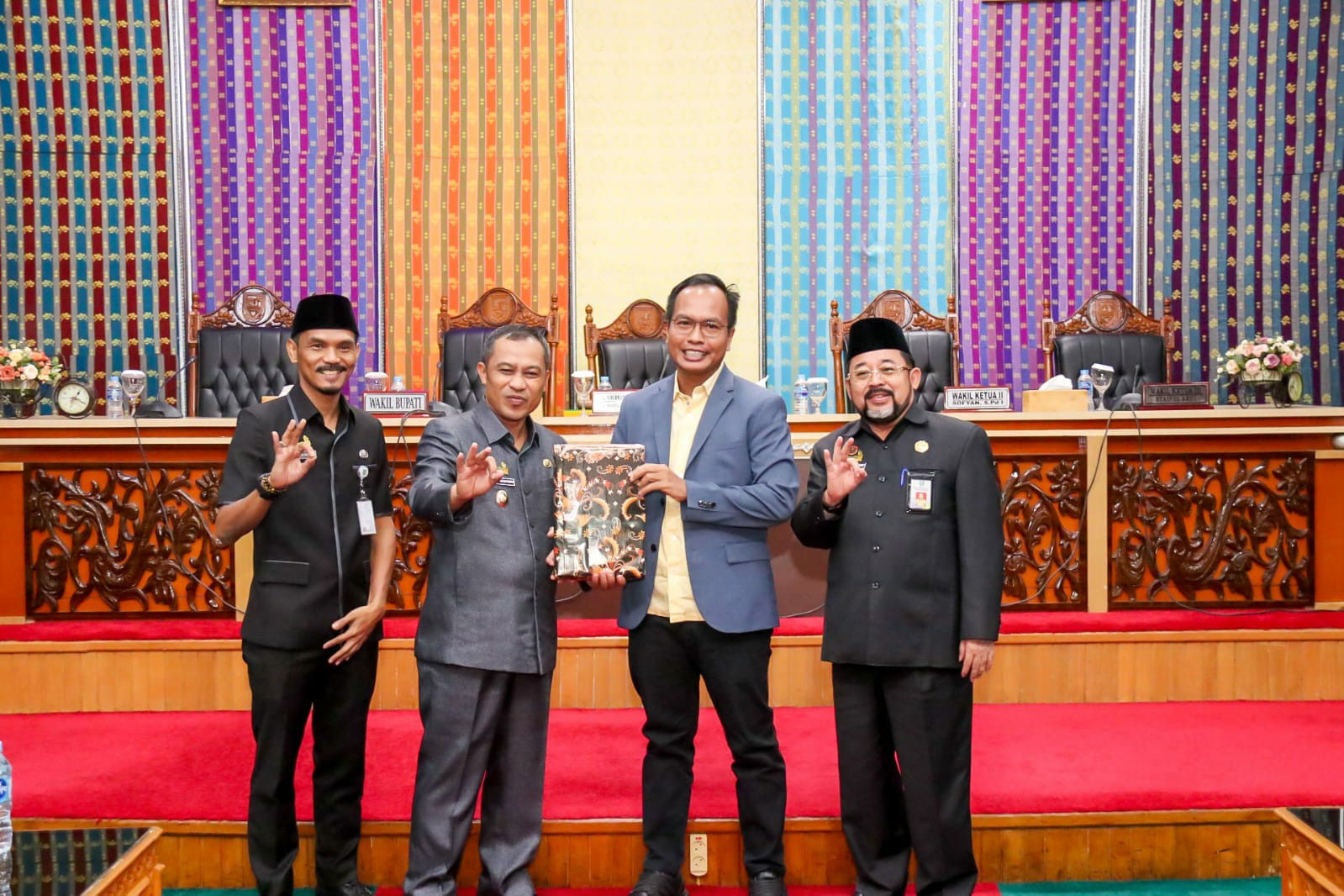 Wakil Bupati ikuti Rapat Paripurna Ranperda Perubahan APBD Tahun 2022