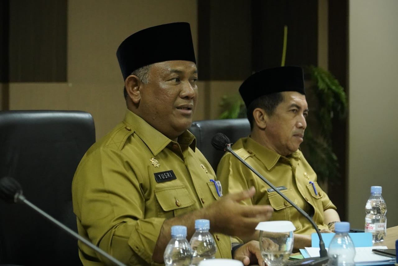 Terkait Ratusan Ekor Ternak Masyarakat Mati, Sekda Kampar Buka Secara Resmi Sosialisasi PMK 