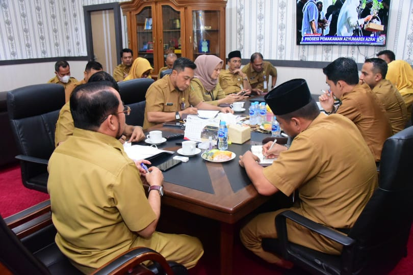 Sekda Bengkalis Pimpin Rapat  Pelaksanaan Kegiatan Tahun 2022