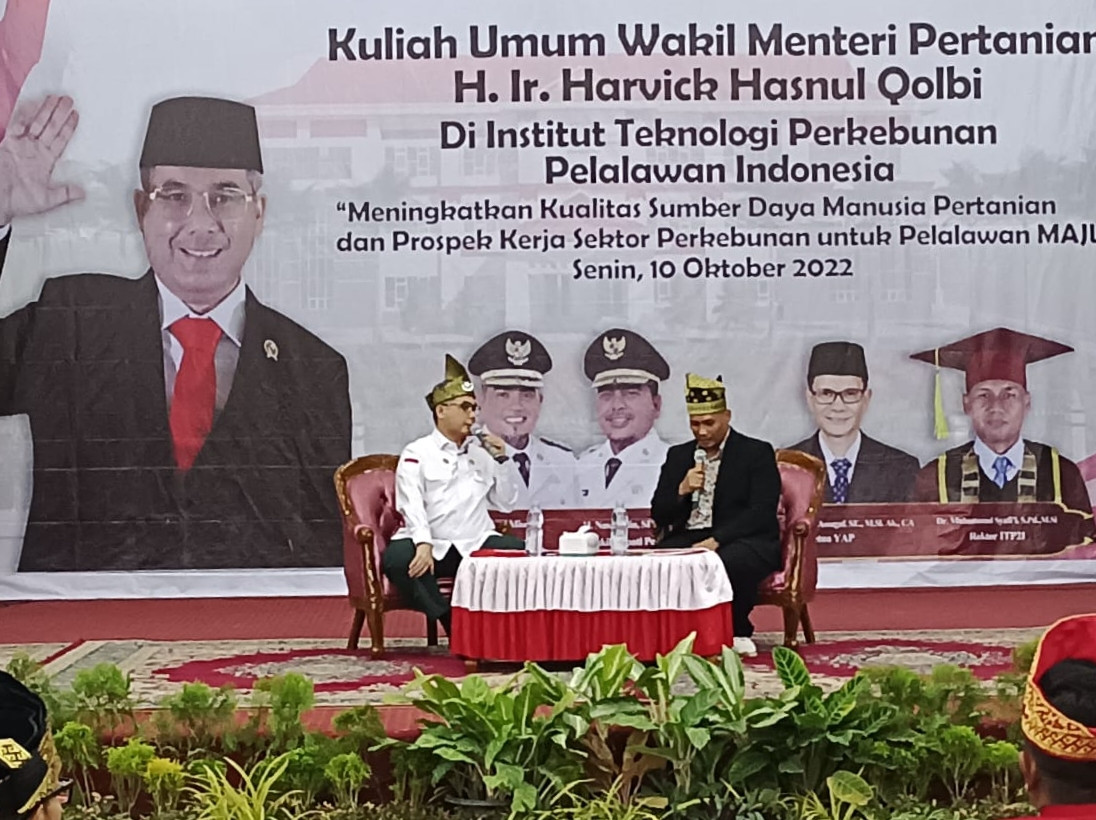 Wamen Pertanian RI Berikan Kuliah Umum Di Pelalawan