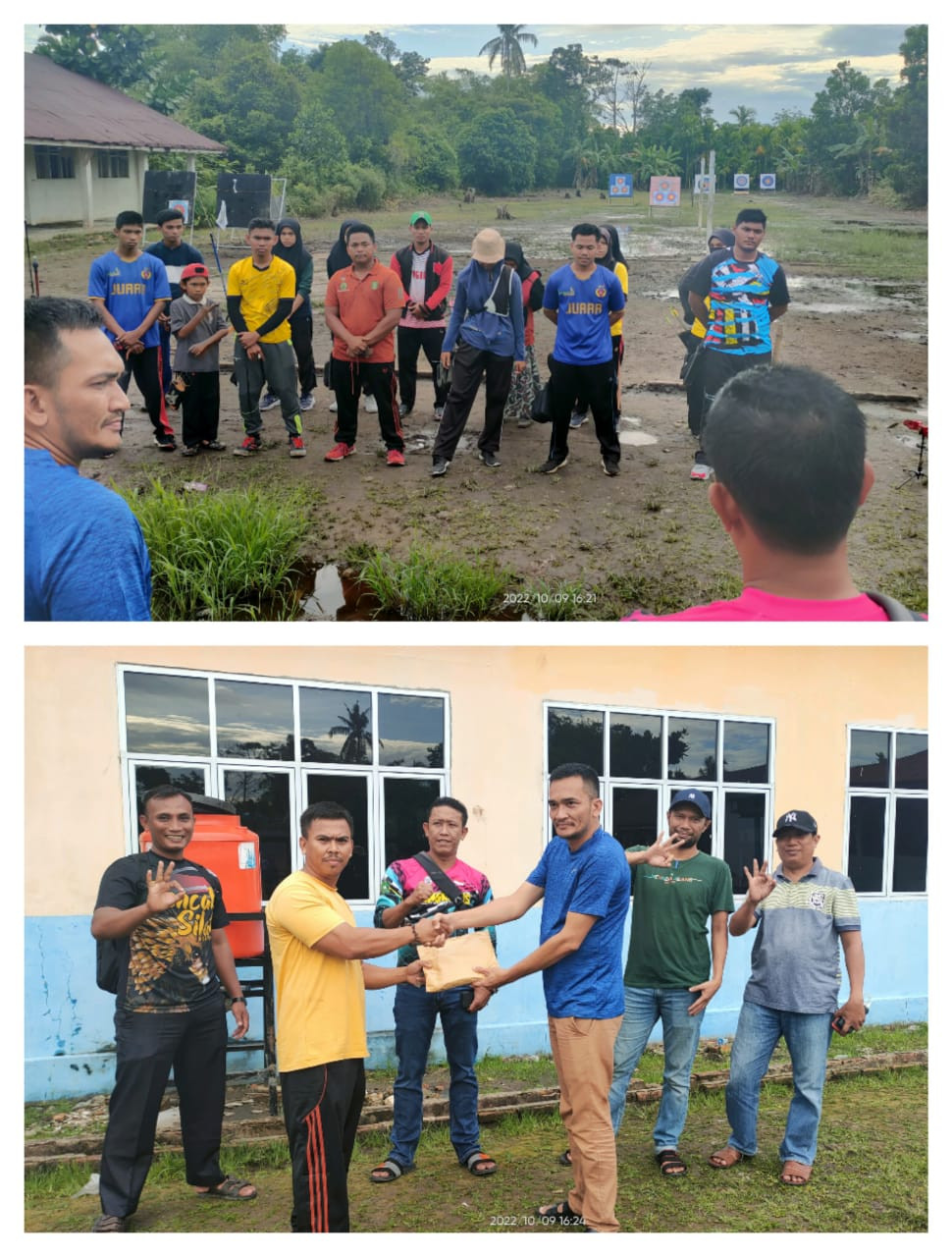 KONI Kabupaten Bengkalis melakukan Kunjungan TC Atlet Panahan