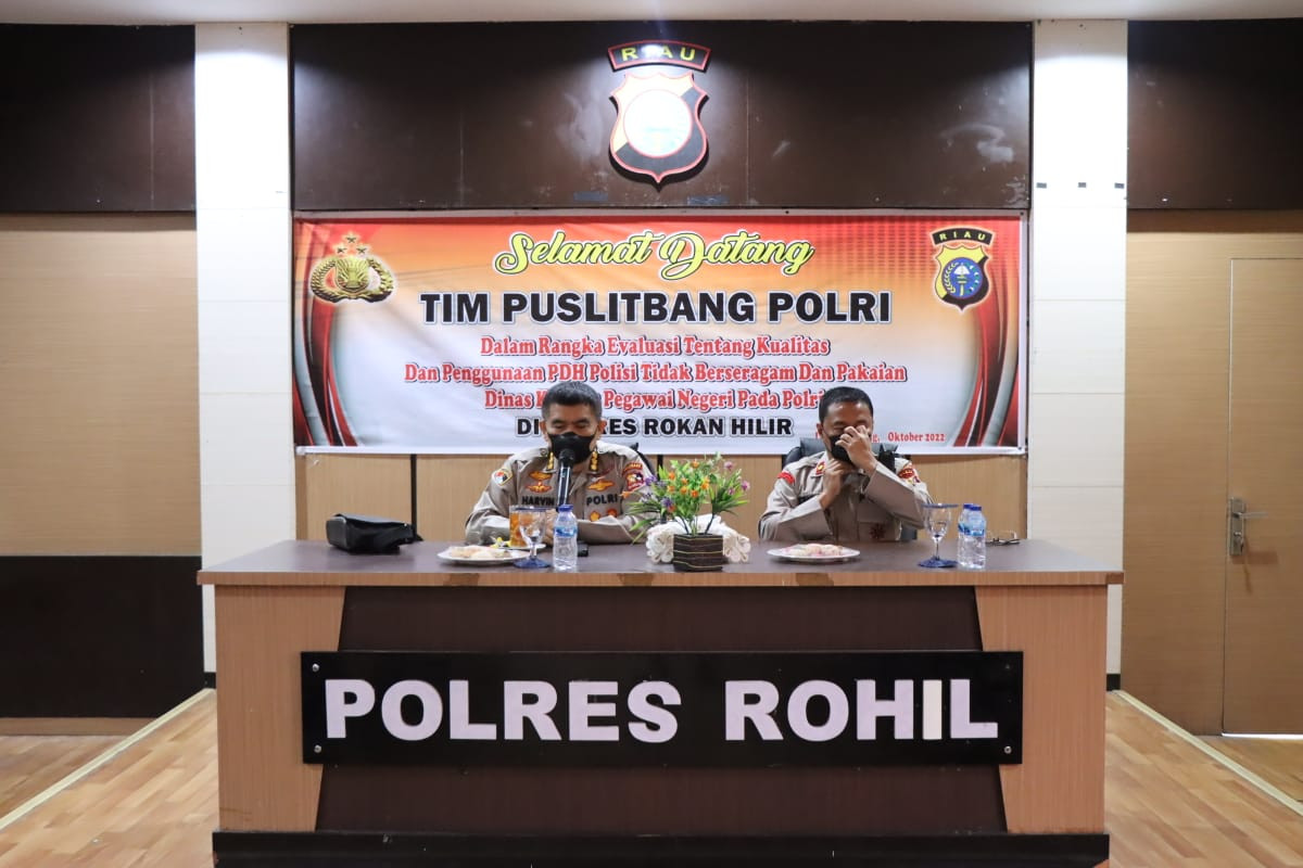 Ada Apa Puslitbang Mabes Polri Ke Rohil,Ternyata Ini Kegiatanya