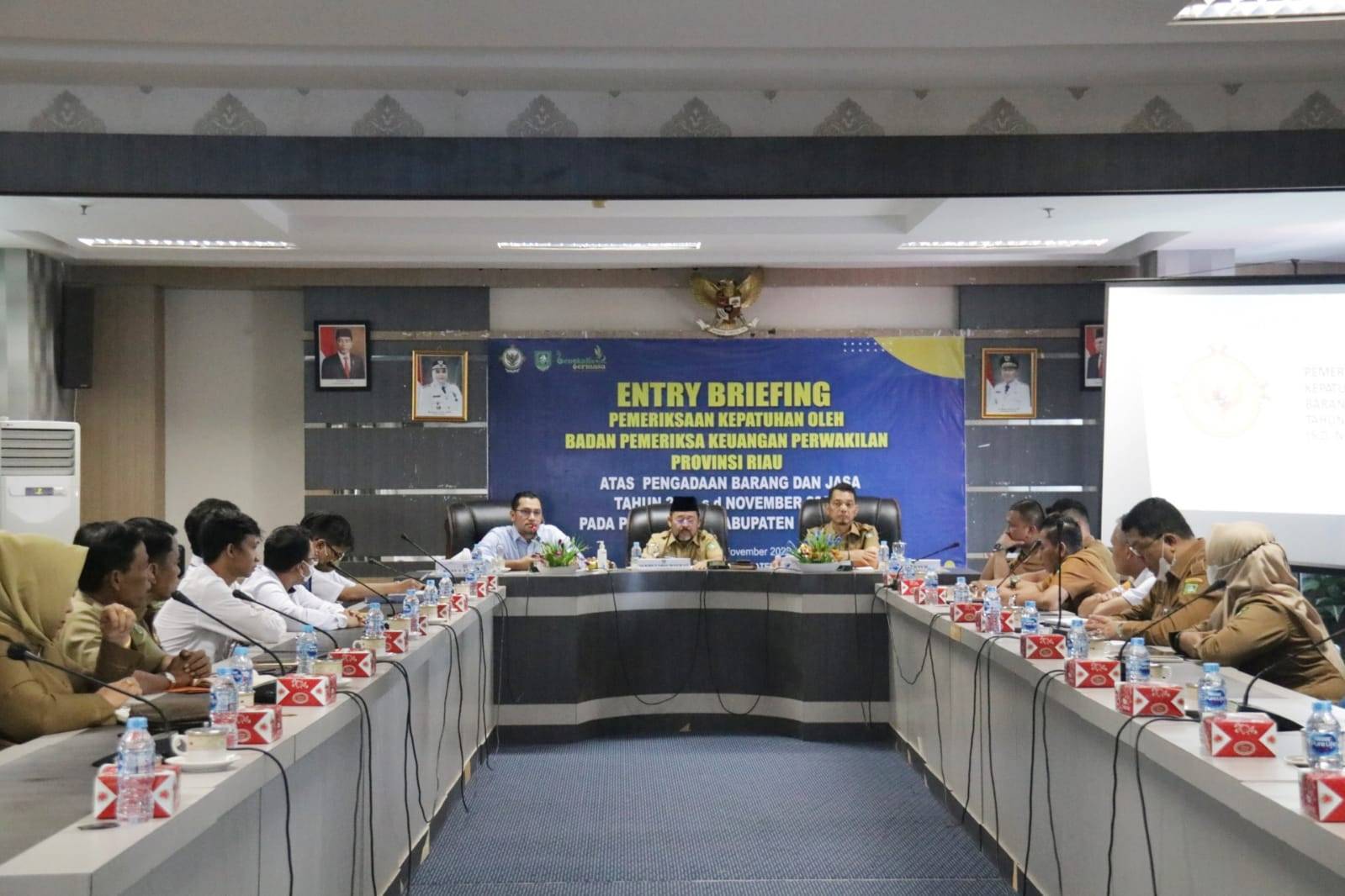 Sekda Bengkalis Ucapkan Selamat datang Tim BPK RI di Negeri Junjungan