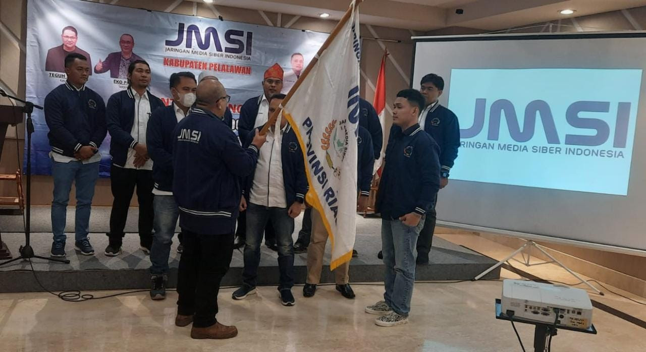 Disaksikan Ketua Umum, Pengurus JMSI Pelalawan Resmi Dilantik