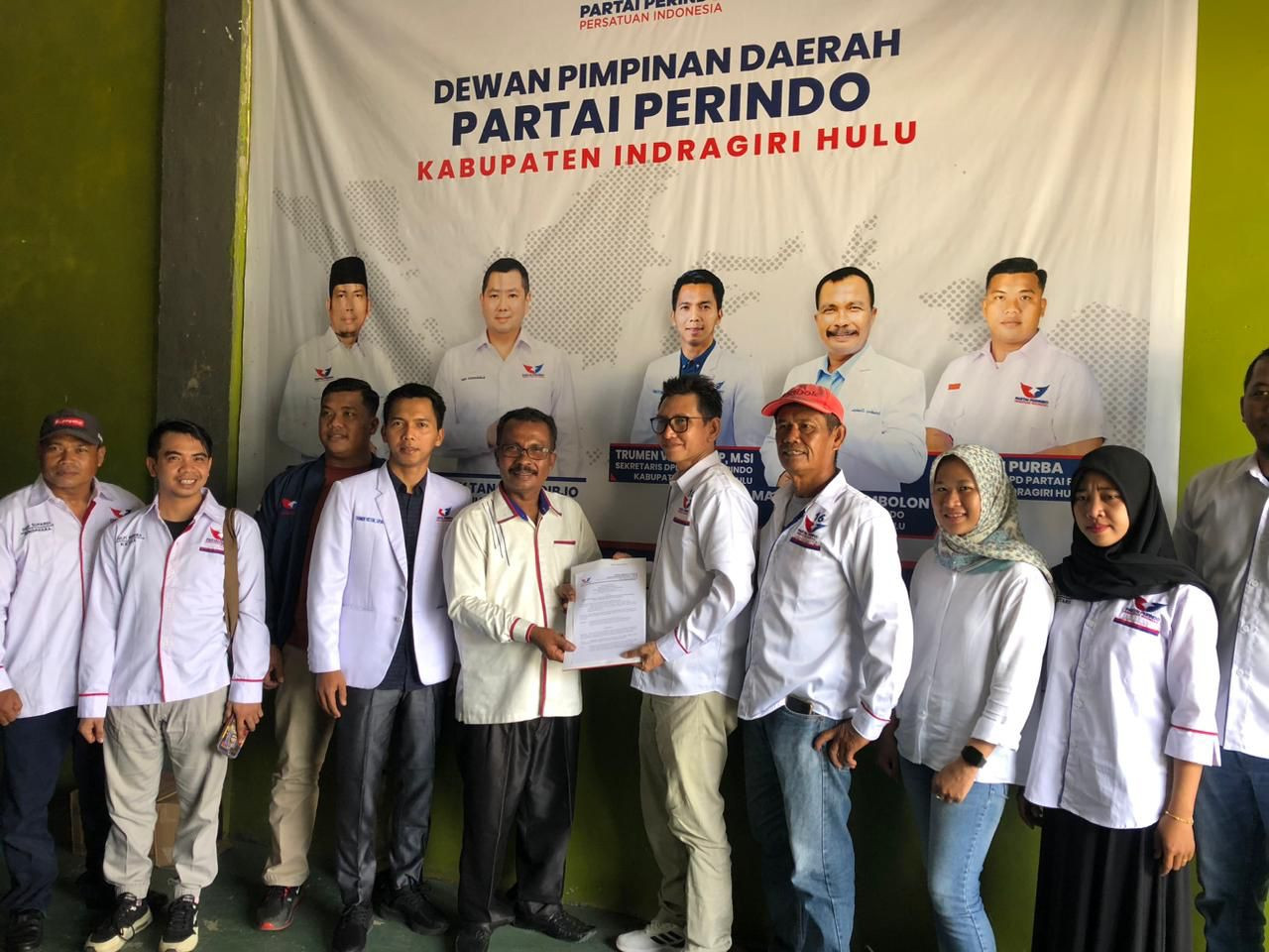 Ketua DPD Perindo Inhu Martimbang Simbolon Sambut Baik Juanda Jadi Kader Partai