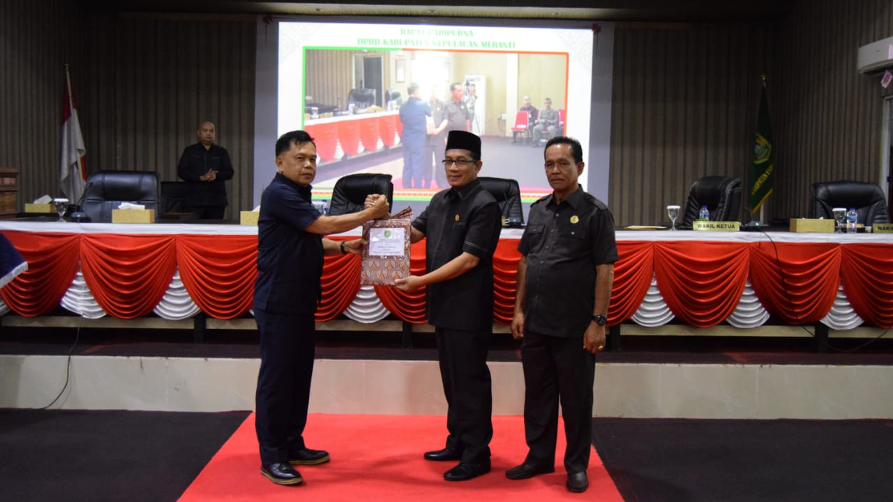 DPRD Meranti Gelar Paripurna Pengusulan Dua Ranperda