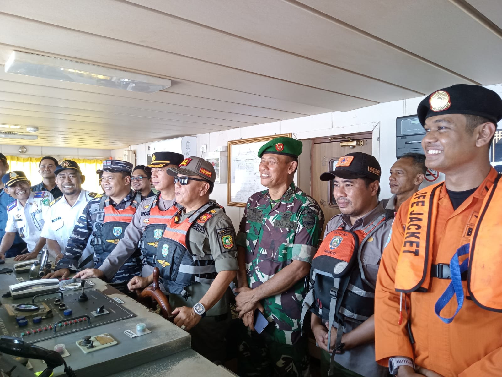 Bupati Meranti H Asmar Sidak Ke Pelabuhan Bersama Porkompimda