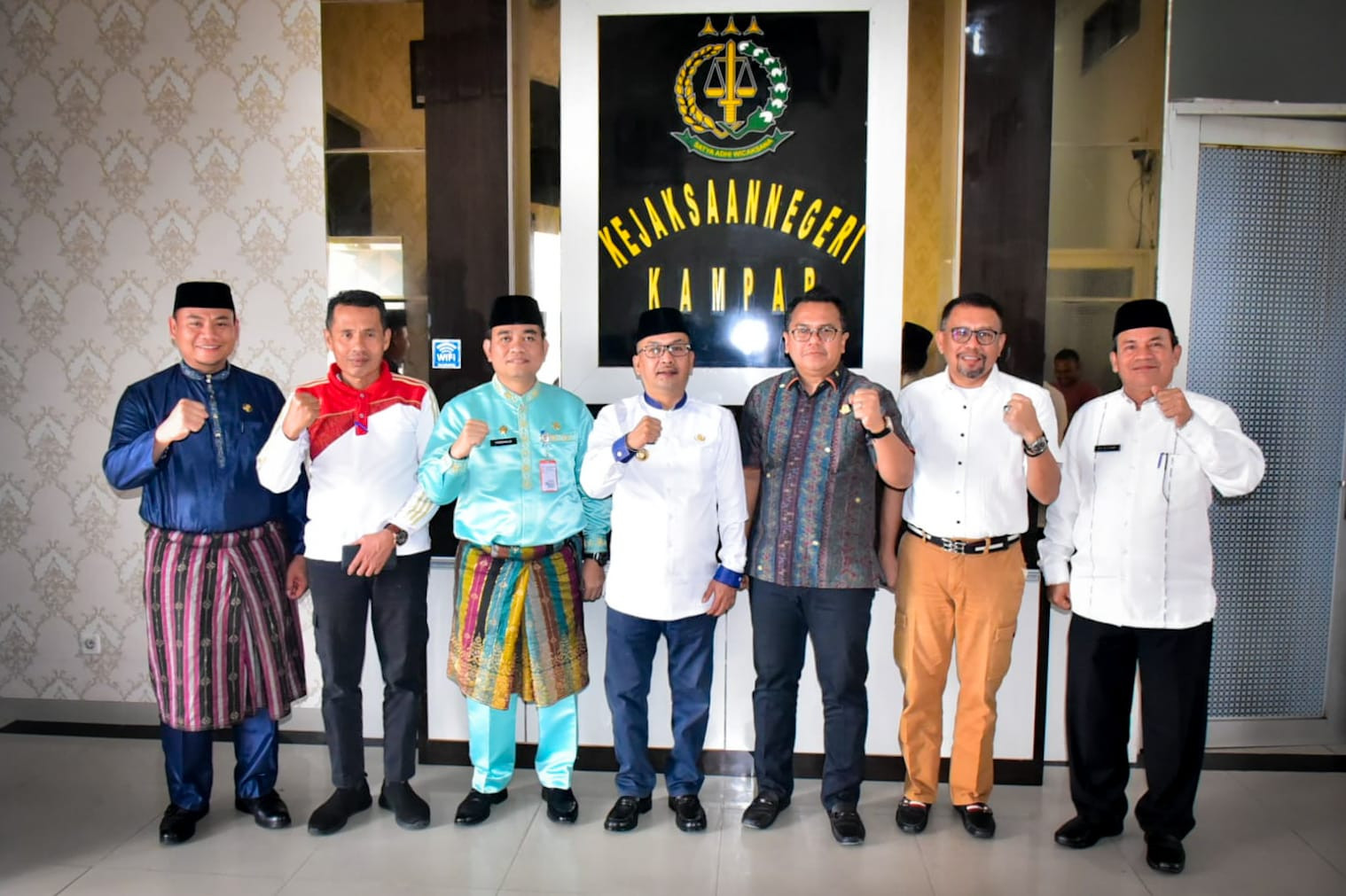 Kejari Kampar Sambut Hangat Kunjungan Pj Bupati Kampar Muhammad Firdaus 