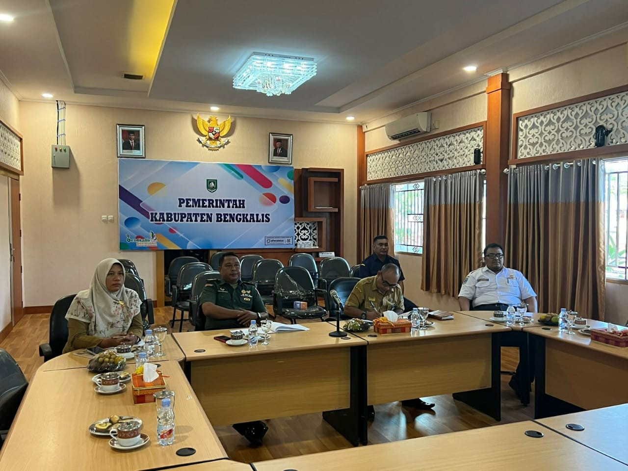 Bupati Ikuti Rakor Pengendalian Inflasi Daerah