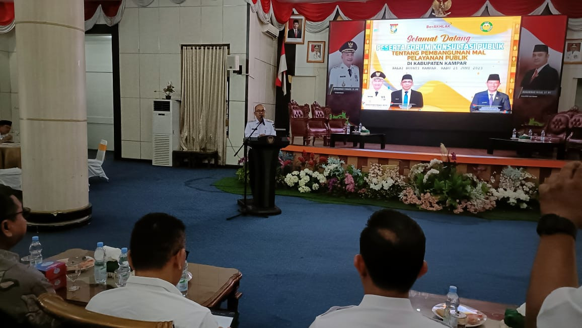 Pemda Kampar Rencanakan Pembagunan Mal Peyalanan Publik 