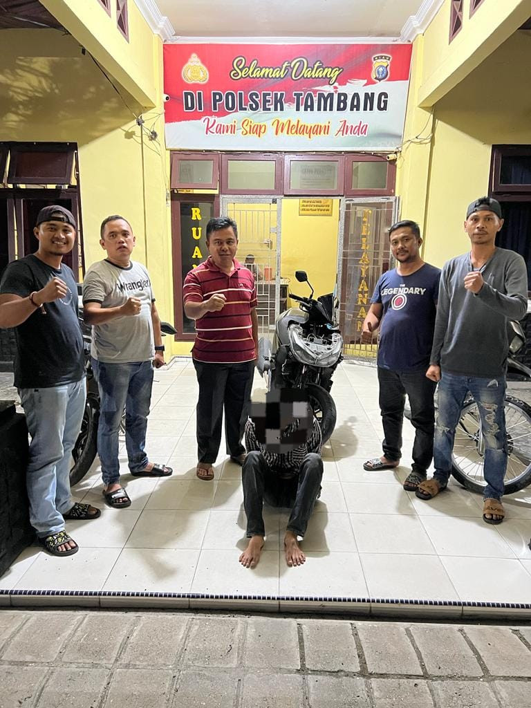 Polsek Tambang Berhasil Menangkap  Jambret Jalan Lintas Bangkinang-Pekanbaru