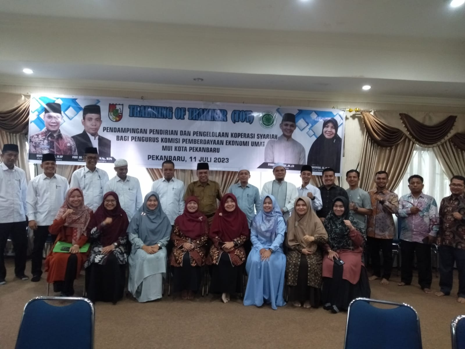 MUI Pekanbaru Gelar ToT  Pendampingan Pendirian dan Pengelolaan Koperasi Syariah