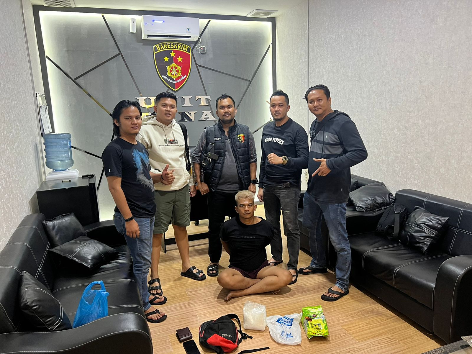 Reskrim Polsek Bangko Gagalkan Peredaran Sabu, Berhasil Amankan Hampir 1 KG Sabu 