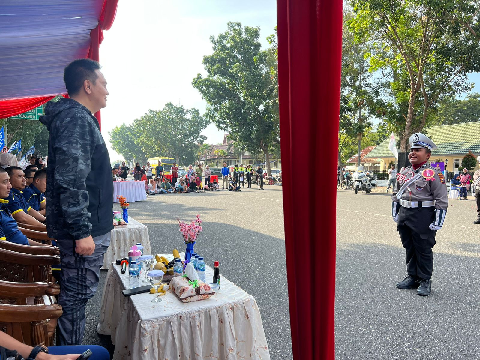 Ditaja oleh Ditlantas Polda Riau, Polres Meranti Ikuti Lomba Pocil Hari Bhayangkara ke-77